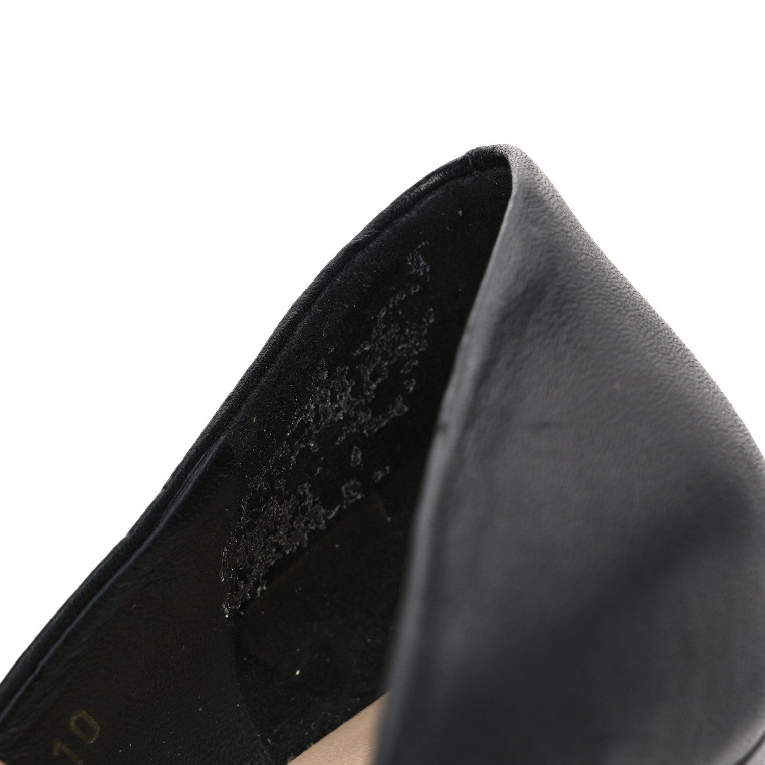 Chanel Lambskin Camellia Pumps 35 Black 9 of 12