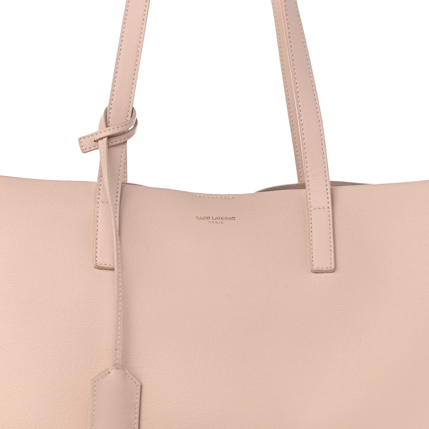 Saint Laurent Calfskin Large Shopping Tote Pale Blush 9 of 13