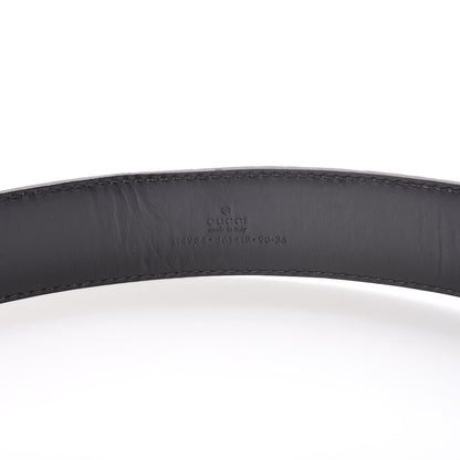 Gucci Guccissima Interlocking G Belt 90 36 Black 4 of 8