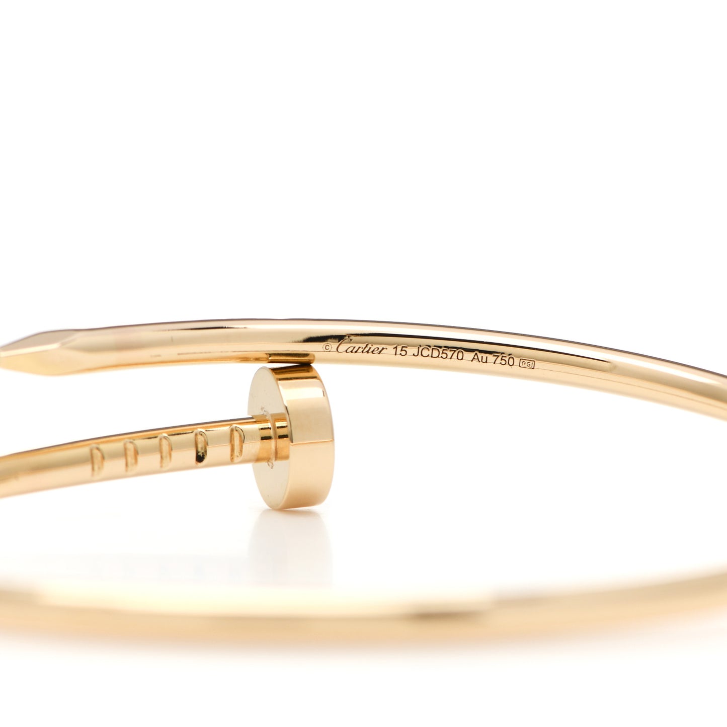 18K Yellow Gold Small Juste Un Clou Bracelet 15