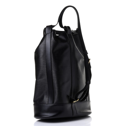 Louis Vuitton Epi Randonnee PM Black 3 of 12