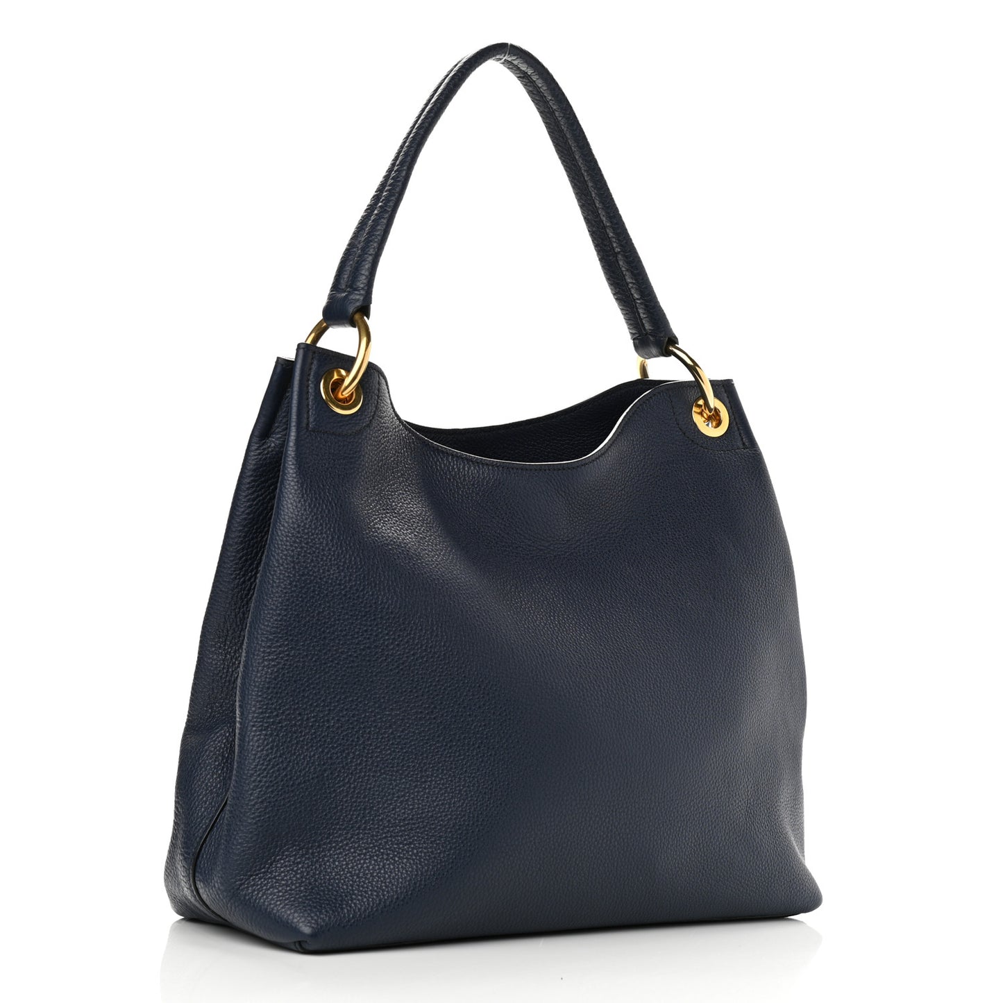 Vitello Phenix Embossed Logo Hobo Baltico