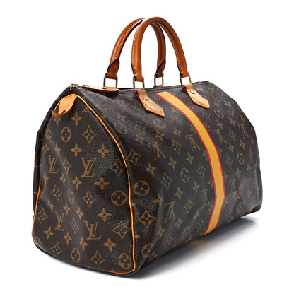Louis Vuitton Monogram My LV Heritage Speedy 35 Jaune Rouge 3 of 12