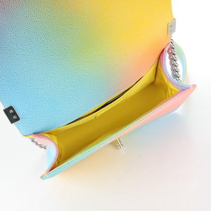 Chanel Caviar Quilted Medium Cuba Rainbow Boy Flap Multicolor 6 of 8