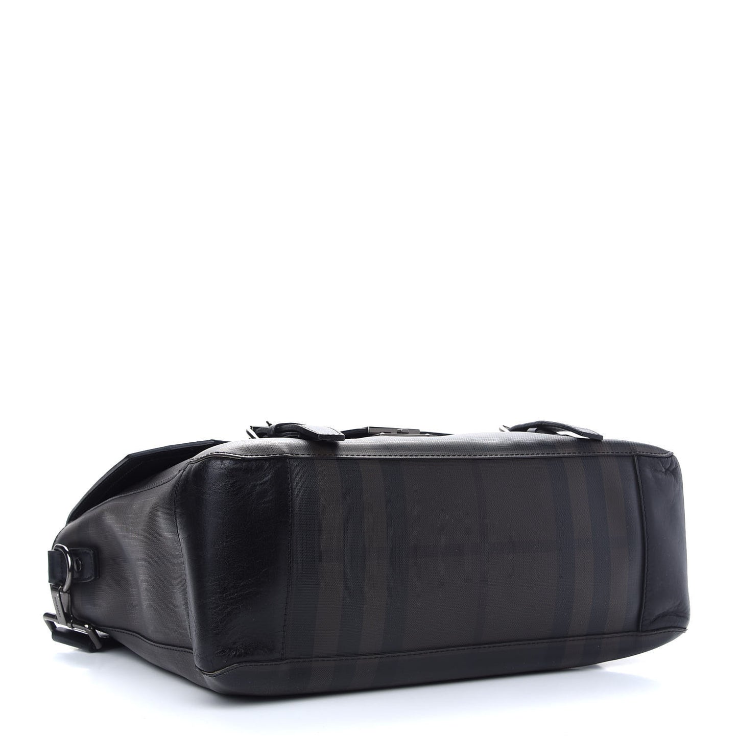 Smoked Check Messenger Bag Black