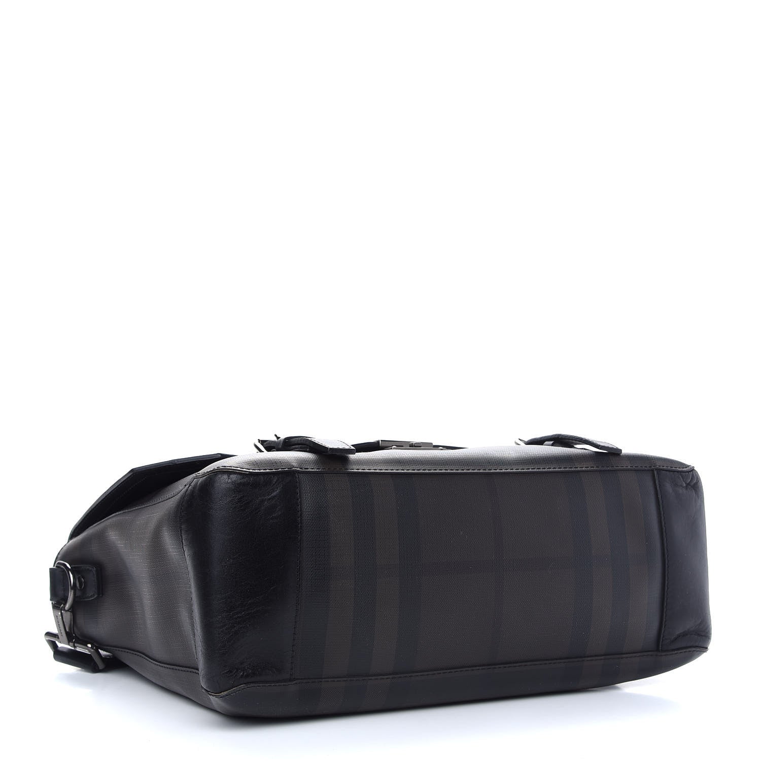 Burberry Smoked Check Messenger Bag Black 4 of 12