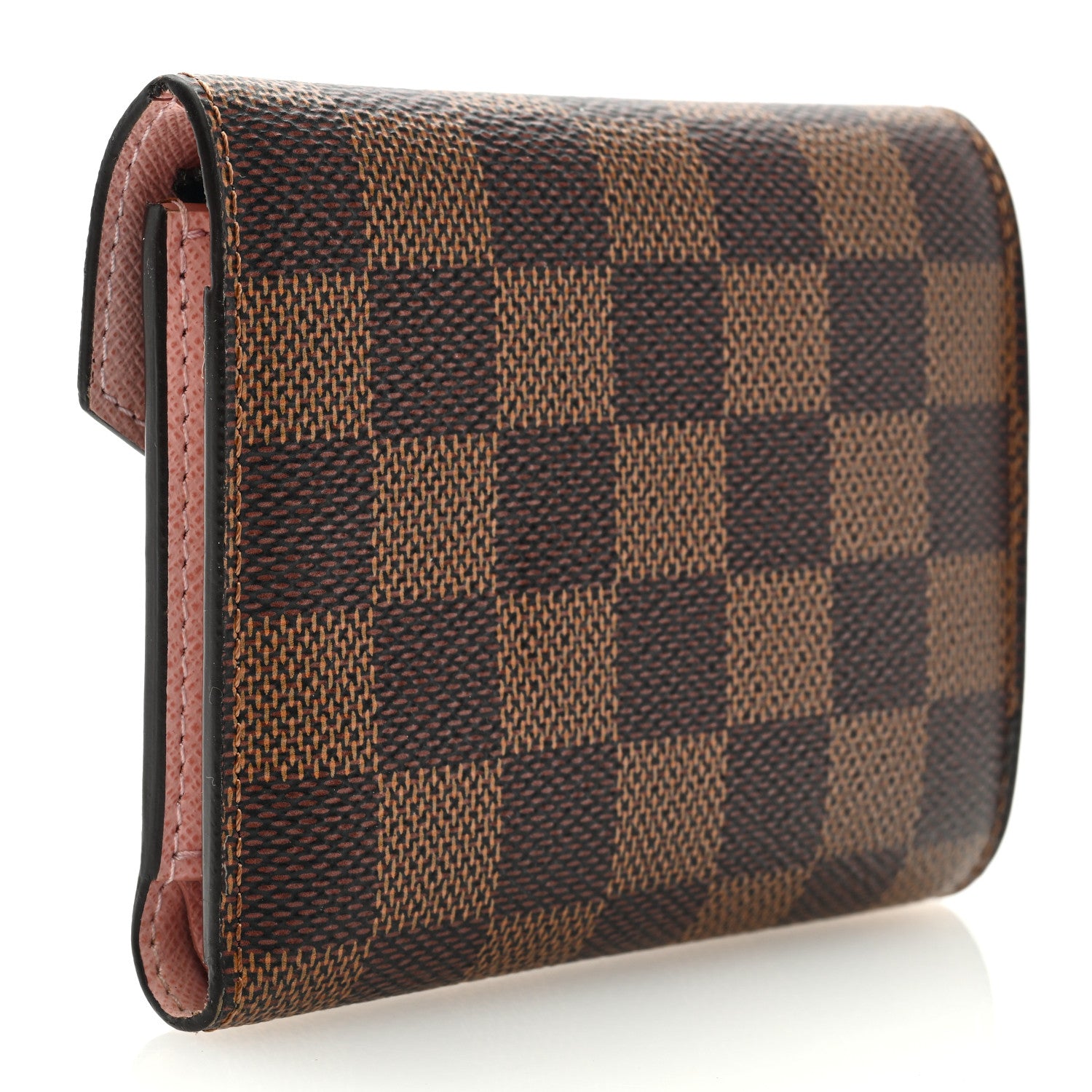 Louis Vuitton Damier Ebene Victorine Wallet Rose Ballerine 3 of 6