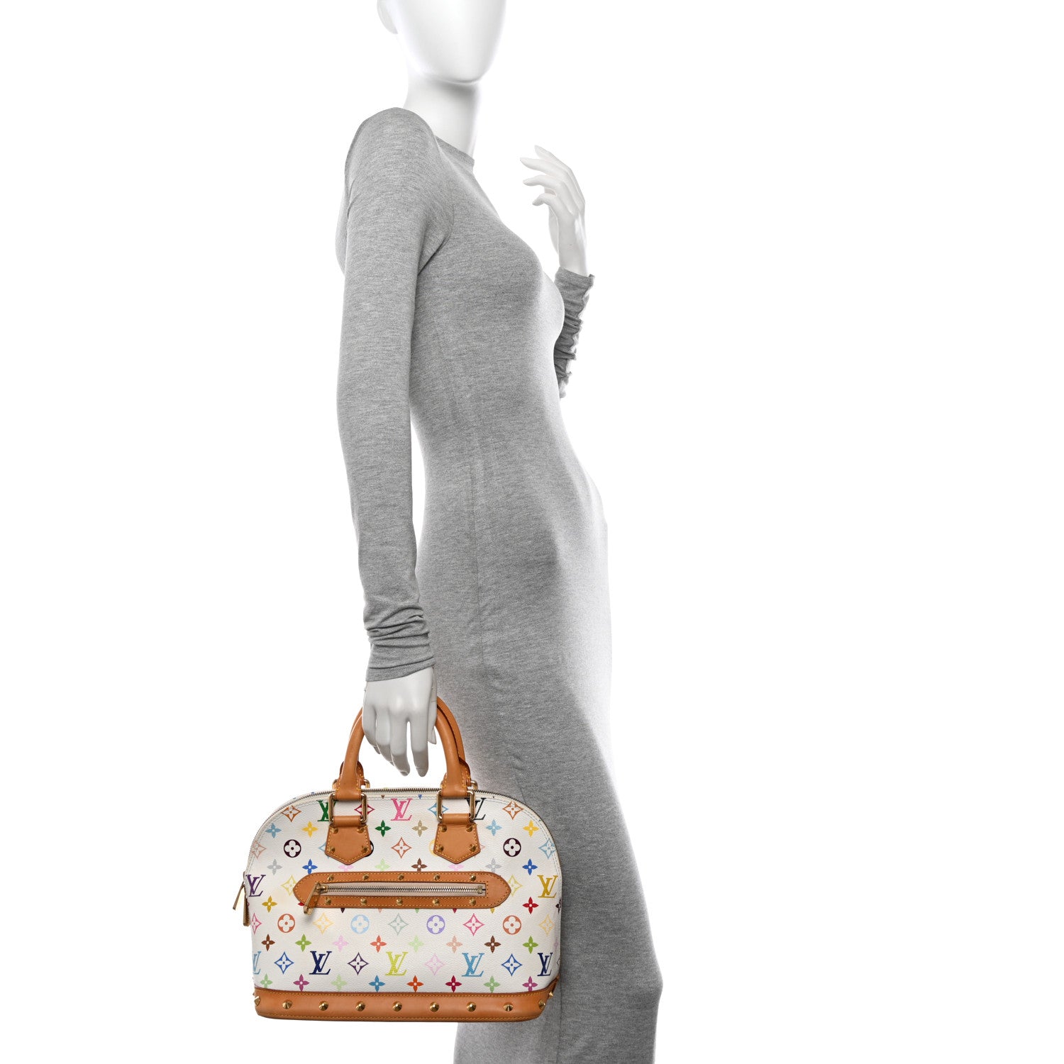 Louis Vuitton Monogram Multicolor Alma PM White 2 of 14