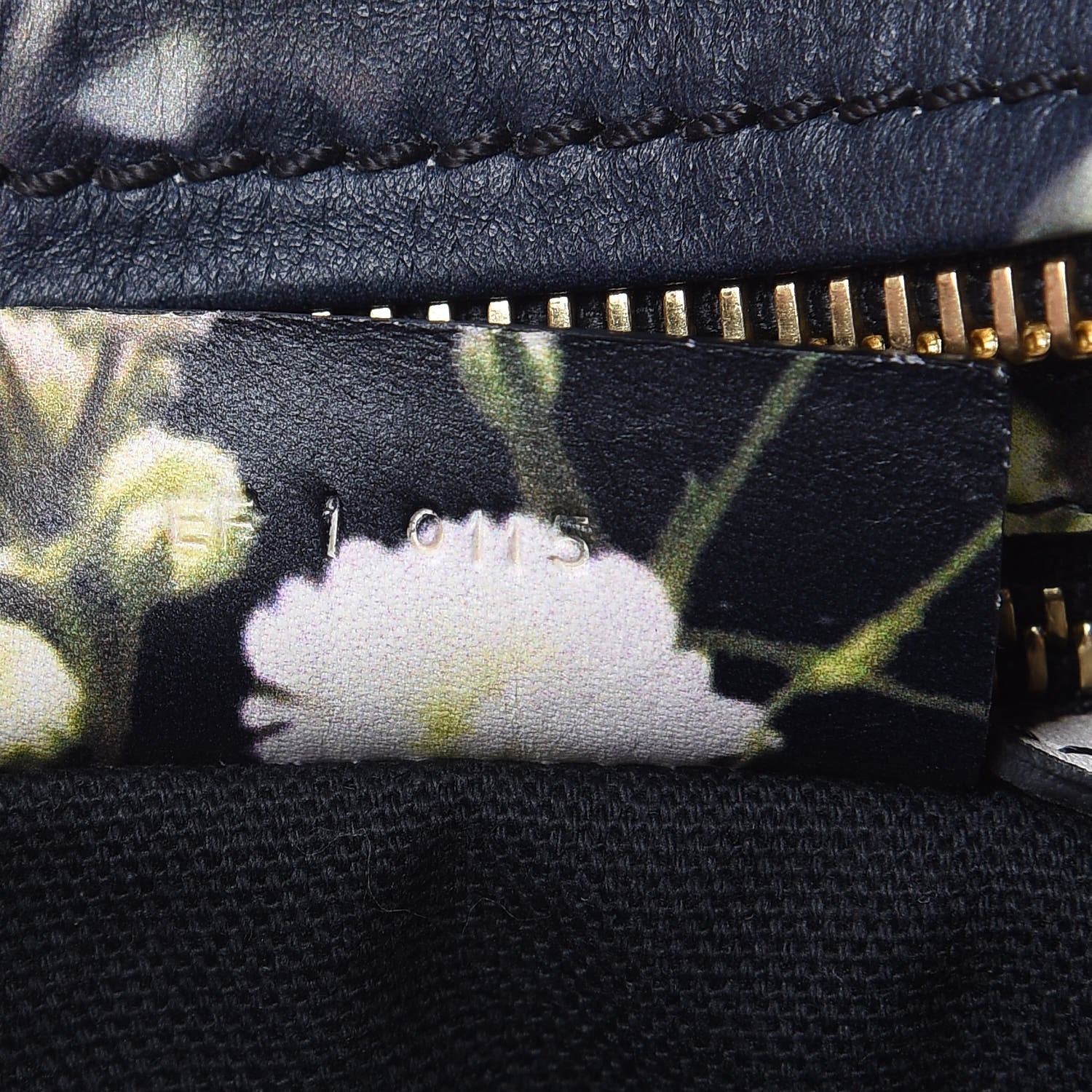 Givenchy Lambskin Baby's Breath Print Medium Pandora Black 9 of 10
