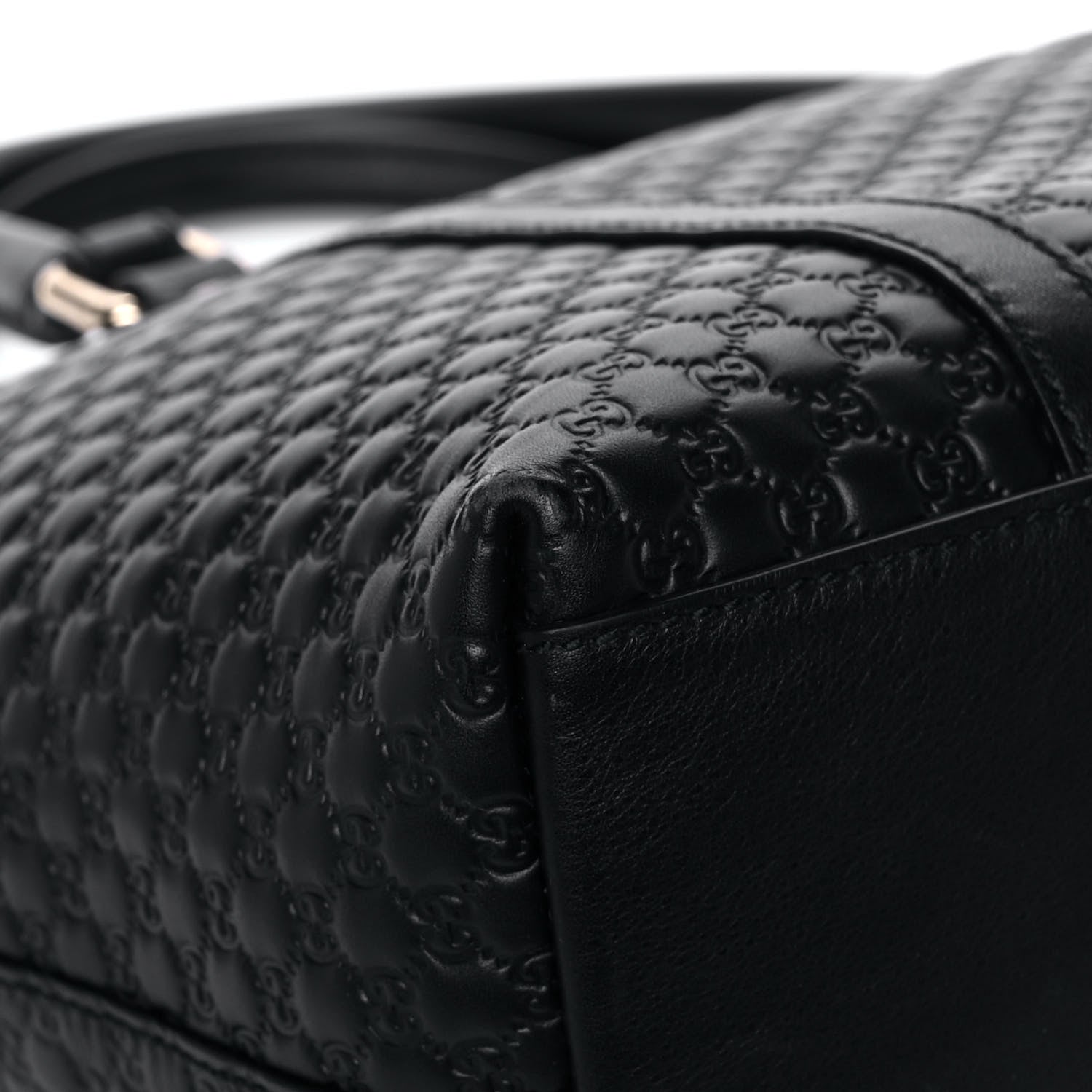 Gucci Soft Microguccissima Small Zippered Satchel Black 13 of 16