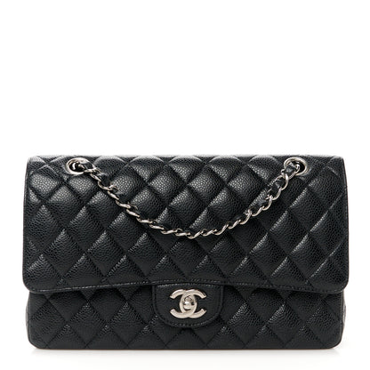 Chanel Caviar Quilted Medium Double Flap Black 1 of 11