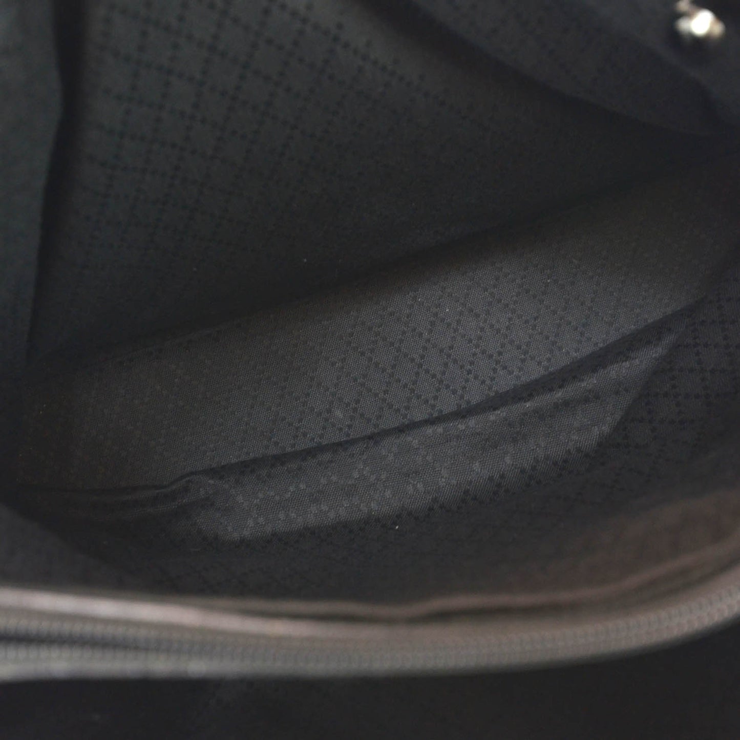 Nylon Monogram Bamboo Handle Bag Black