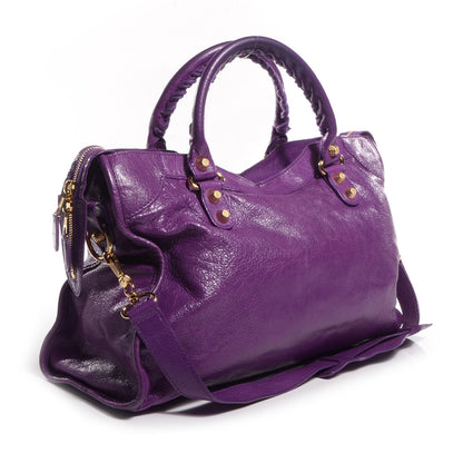 Balenciaga Agneau Giant 12 Gold Hardware City Ultraviolet 3 of 11