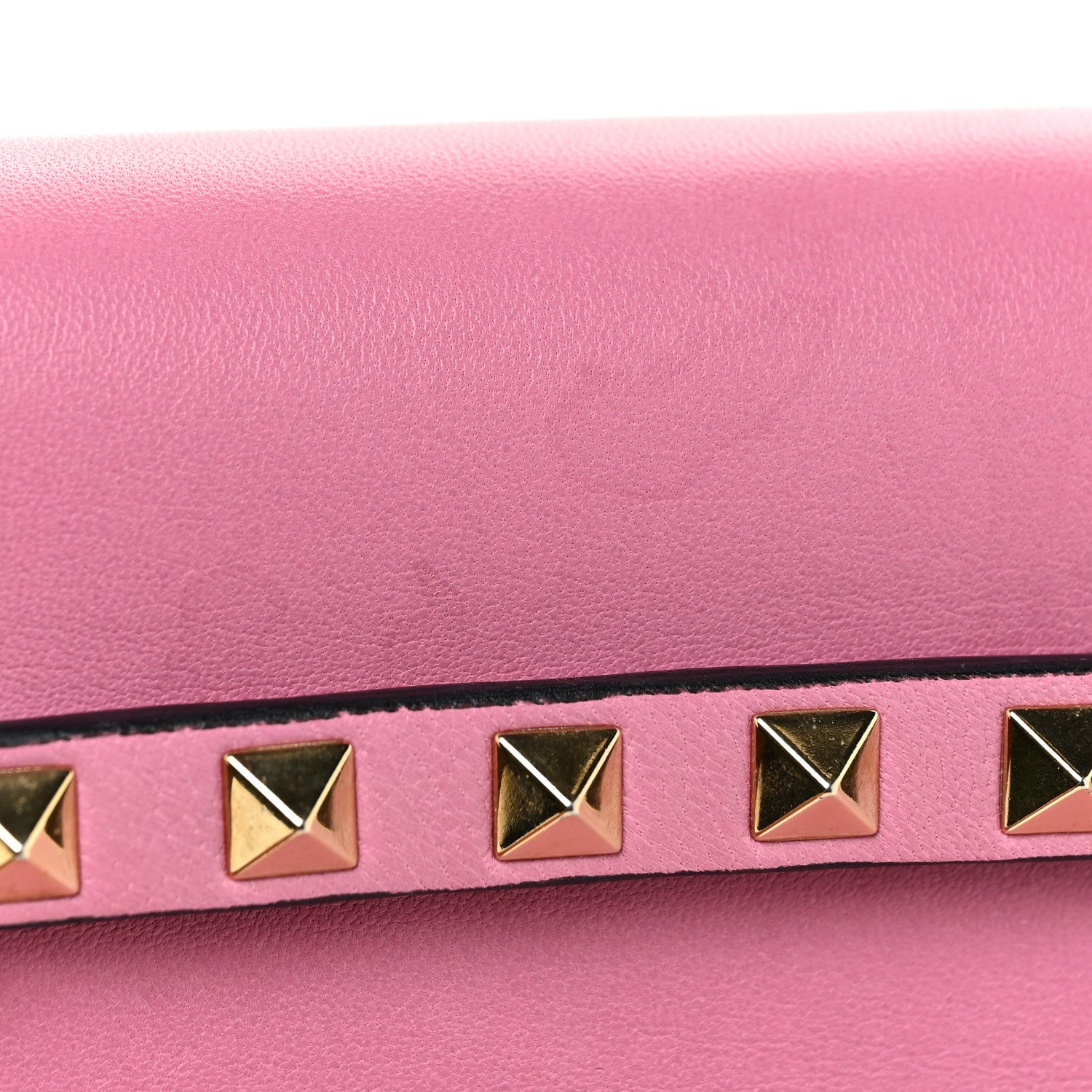Valentino Garavani Nappa Rockstud Wristlet Clutch Ninphea 12 of 19