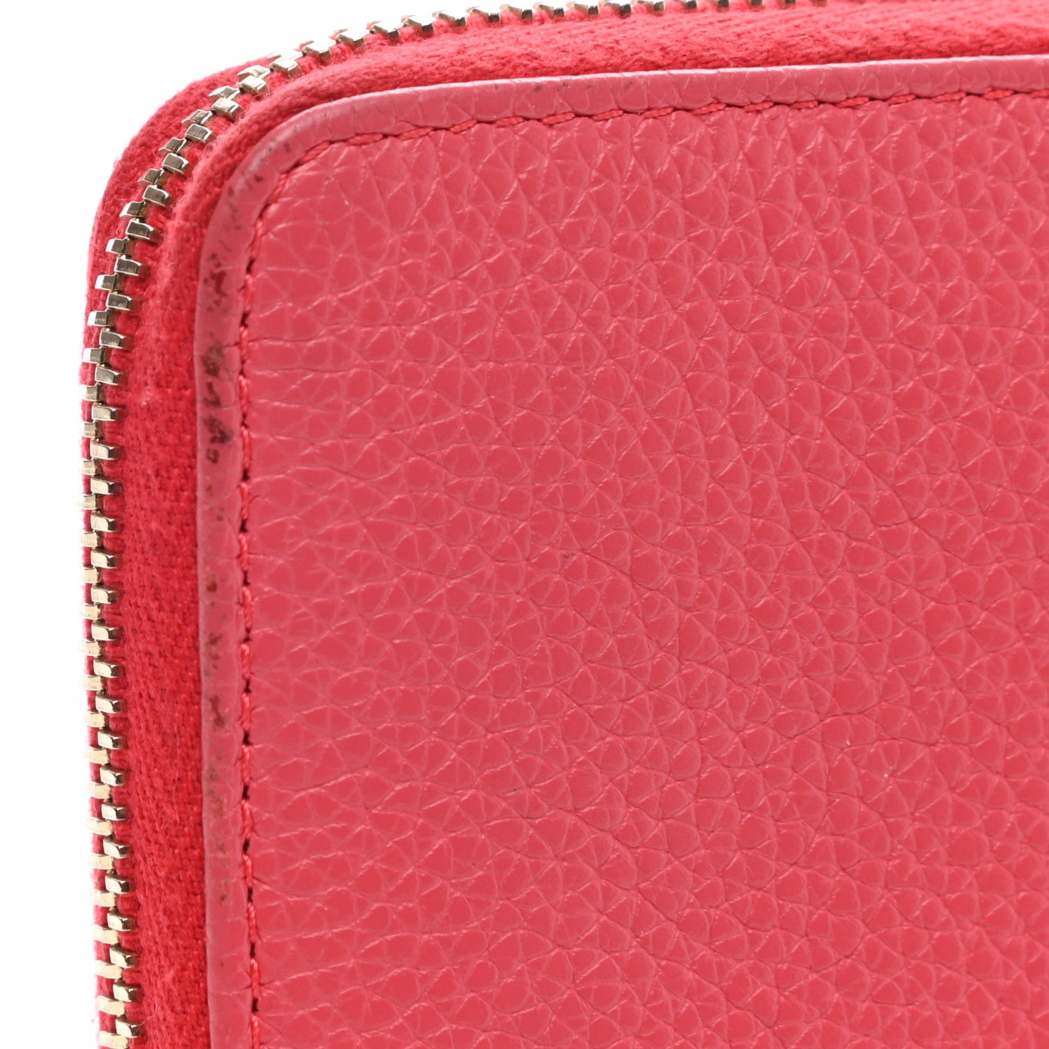Mulberry Small Classic Grain Compact Zip Wallet Deep Pink 8 of 11