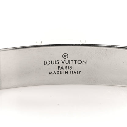Louis Vuitton Zamac Palladium Monogram Chain Bracelet Silver 4 of 4