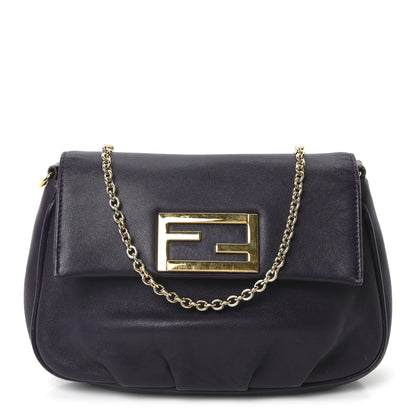 Fendi Nappa Fendista Pouchette Crossbody Ametista 1 of 10
