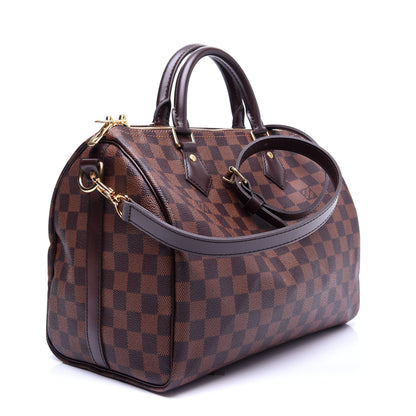 Louis Vuitton Damier Ebene Speedy Bandouliere 30 3 of 9
