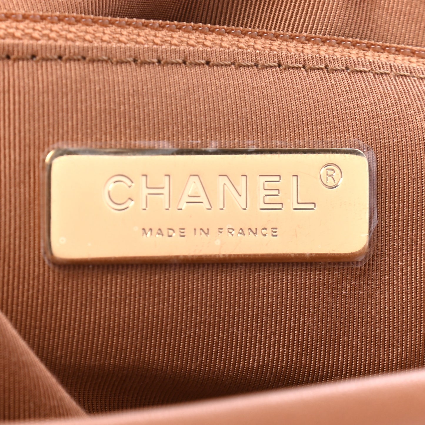 Lambskin Quilted Large Chanel 19 Flap Brown