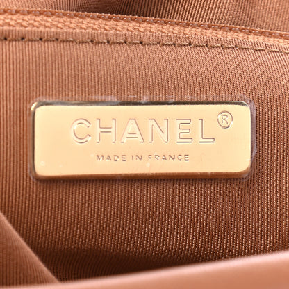 Chanel Lambskin Quilted Large Chanel 19 Flap Brown 6 of 9
