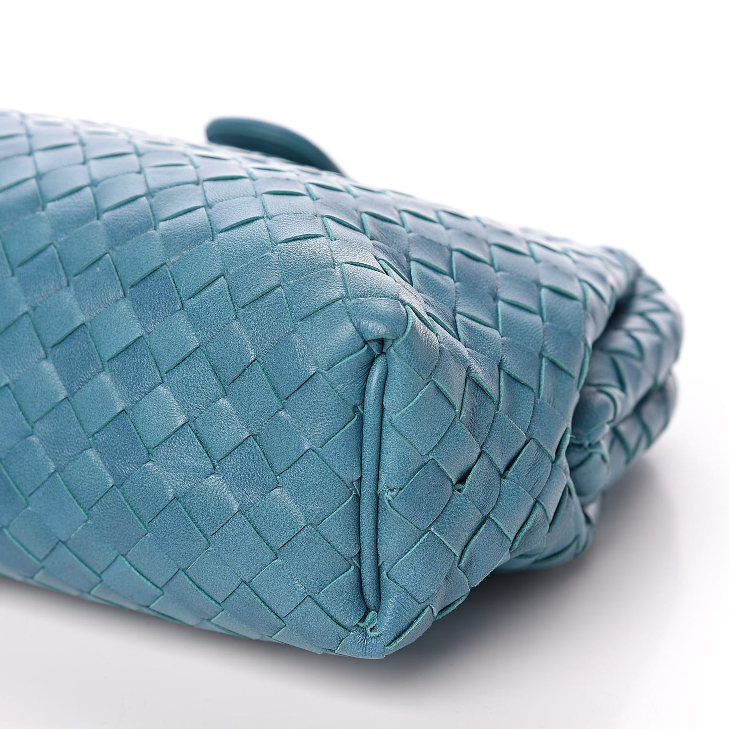 Nappa Intrecciato The Lauren 1980 Clutch Aqua