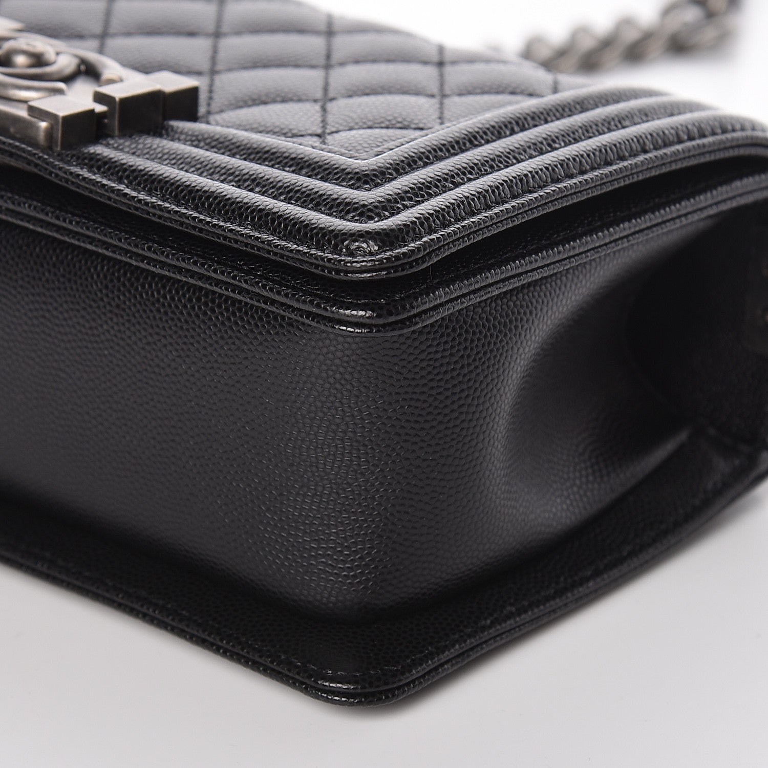 Chanel Caviar Quilted Small Boy Flap Black 9 of 11