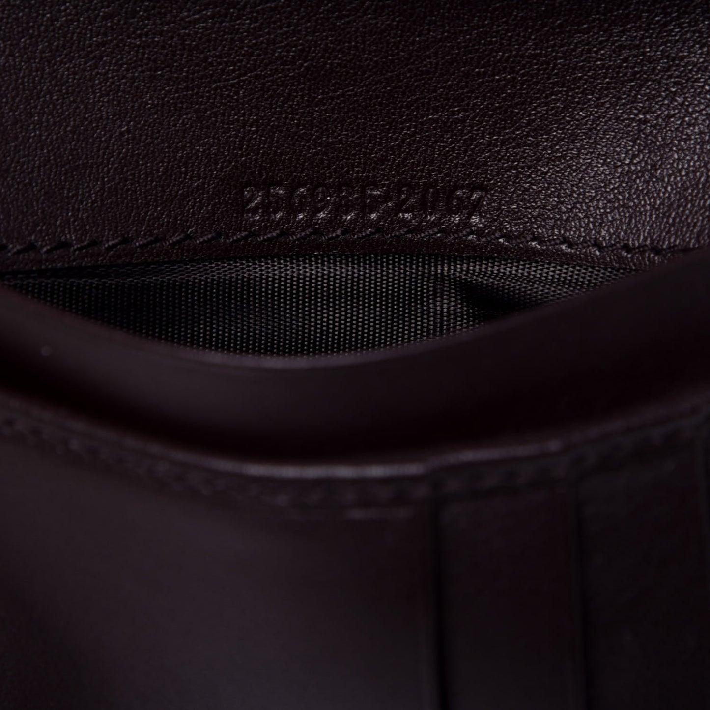 Monogram Margaux Calfskin Dice Compact Trademark Wallet Beige Ebony Cocoa