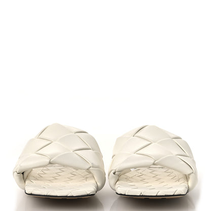 Bottega Veneta Nappa Maxi Intrecciato Lido Flat Sandals 37 Wax 3 of 11