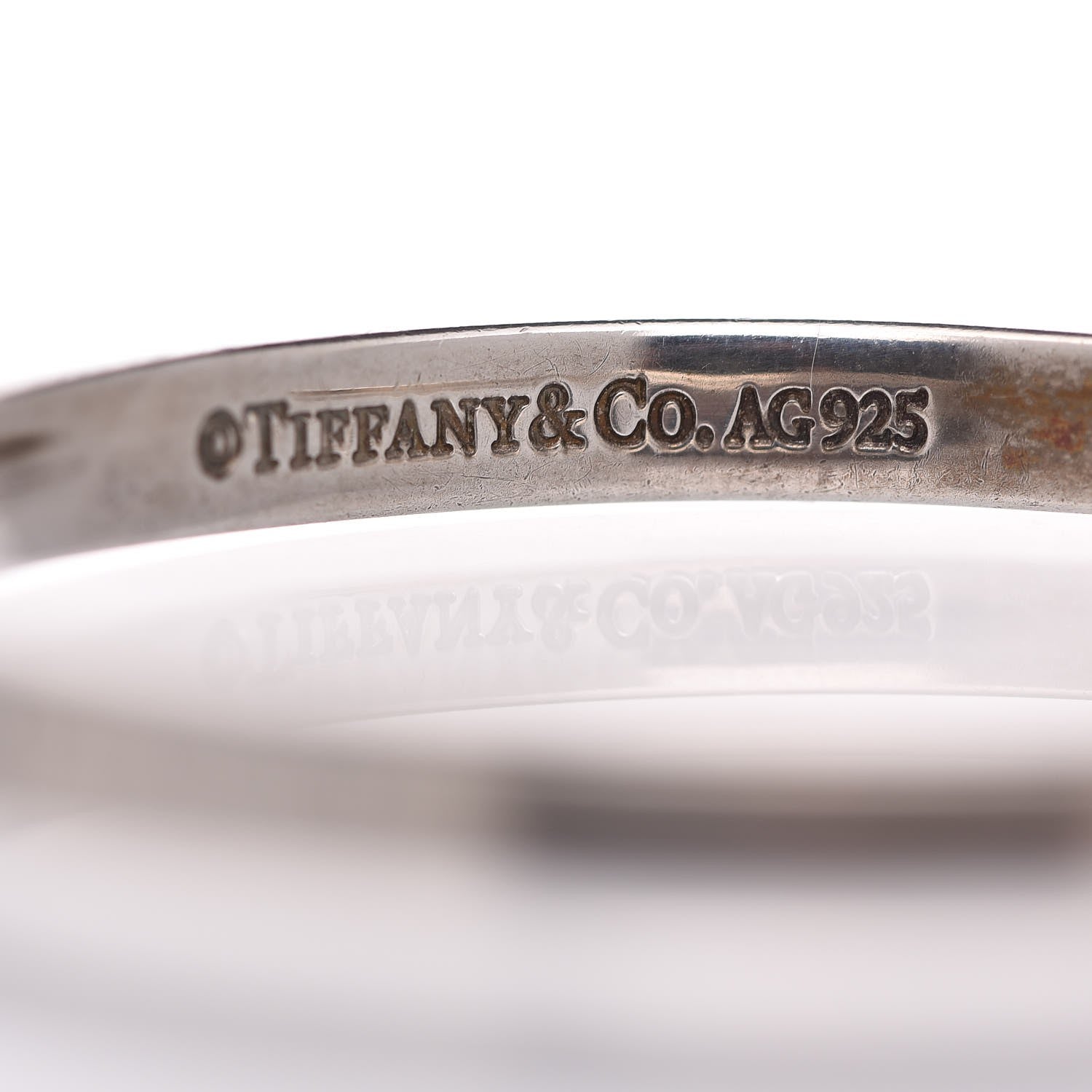 Tiffany Sterling Silver Narrow 1837 Cuff Bracelet 4 of 4