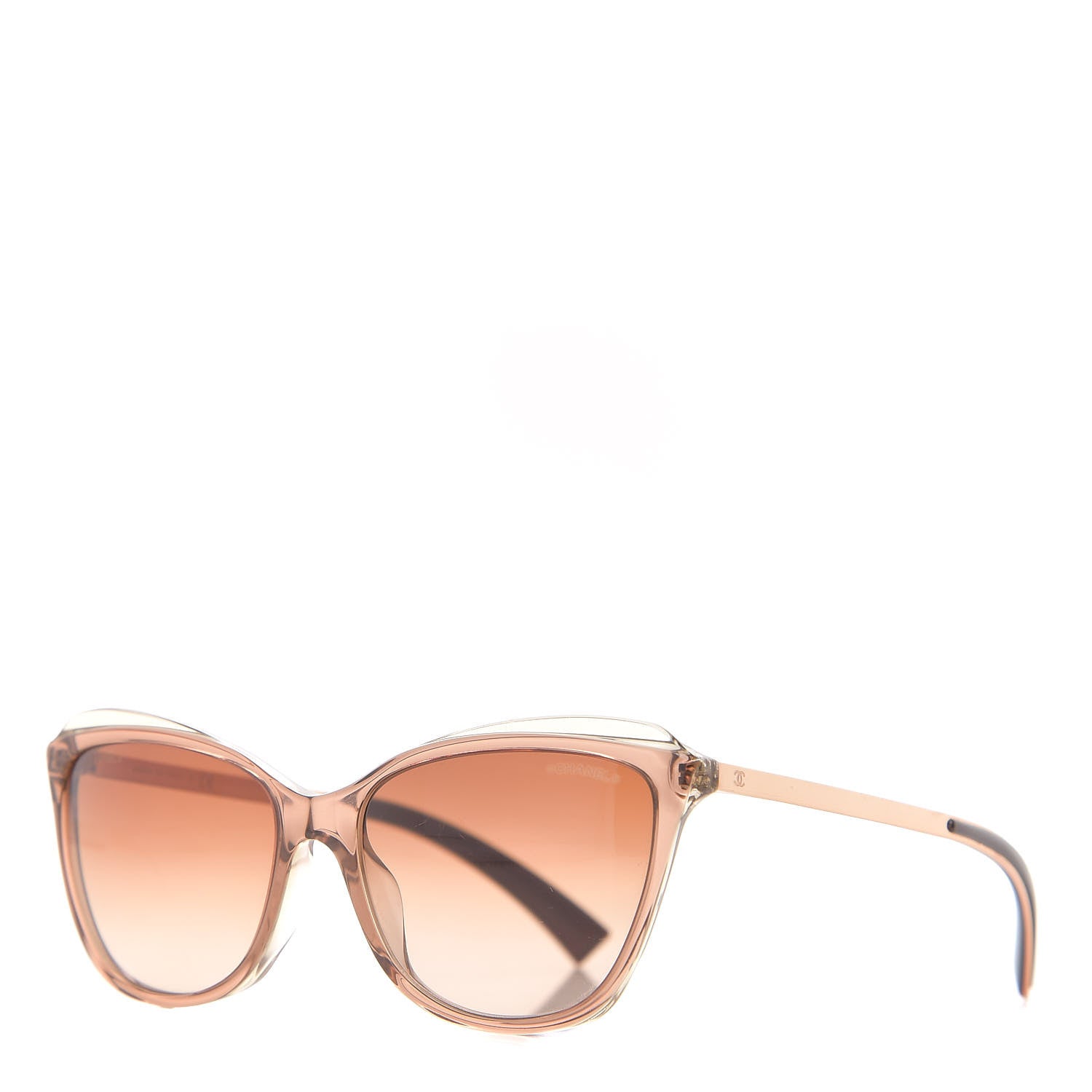 Chanel Oval Sunglasses 5384-A Light Brown 1 of 7