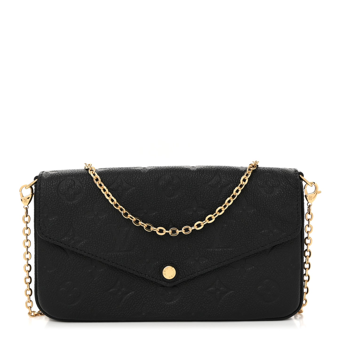 Empreinte Pochette Felicie Chain Wallet Black