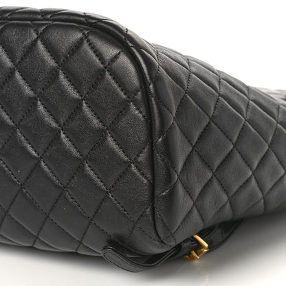Chanel Lambskin Quilted Large Urban Spirit Backpack Black 9 of 11