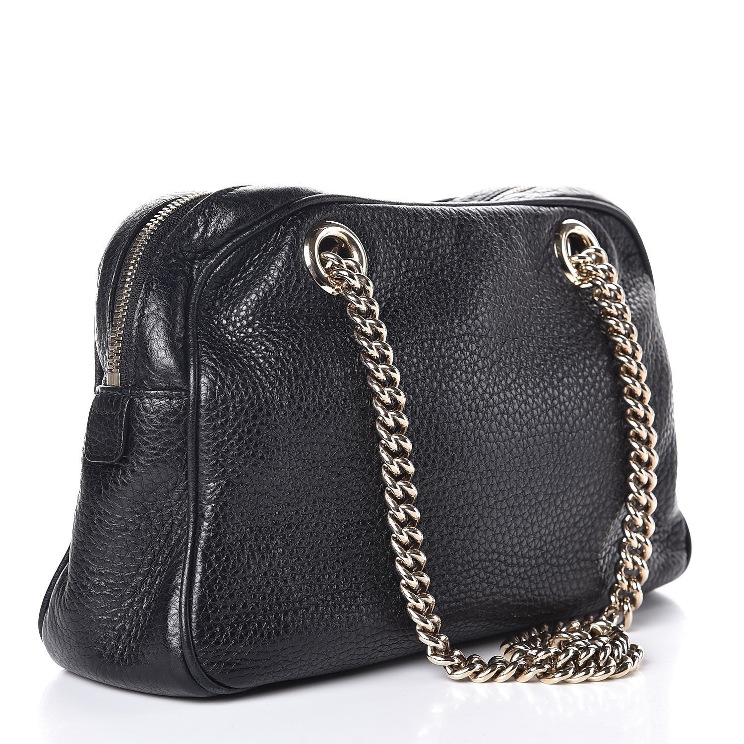 Gucci Pebbled Calfskin Small Soho Bowler Black 3 of 8