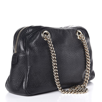 Gucci Pebbled Calfskin Small Soho Bowler Black 3 of 8