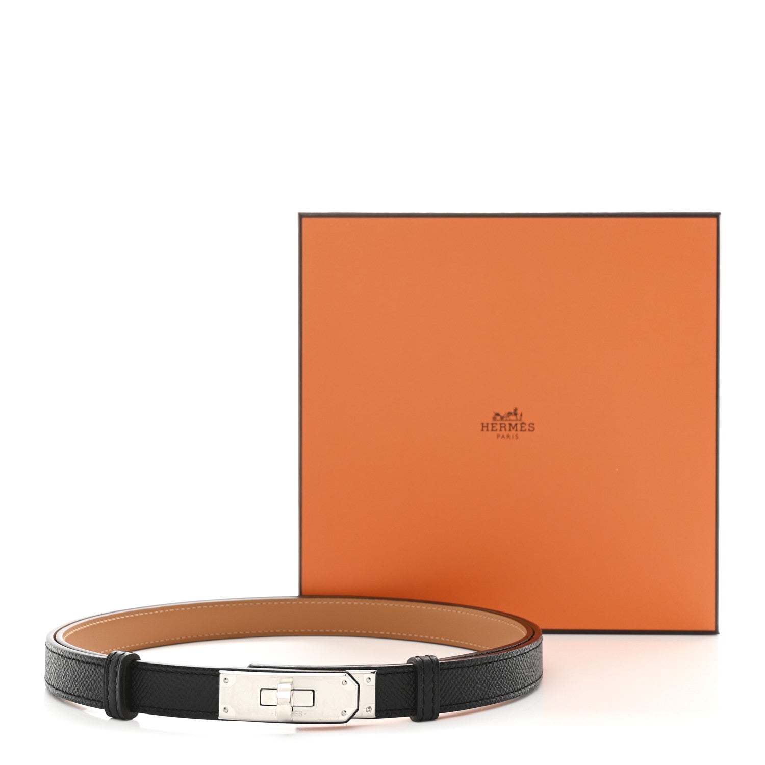 Hermes Epsom Kelly Belt Black 4 of 4