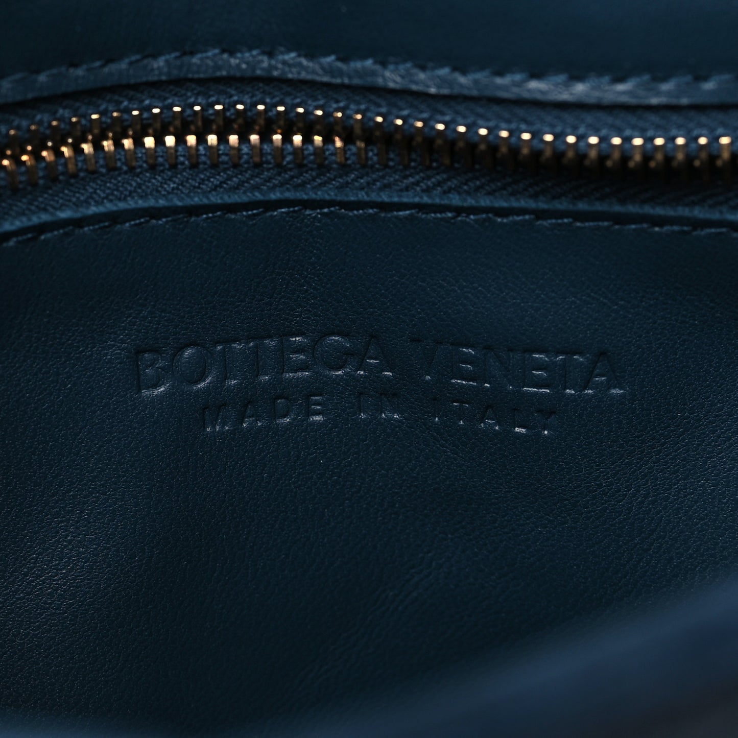 Grained Calfskin Maxi Intrecciato Cassette Crossbody Bag Deep Blue