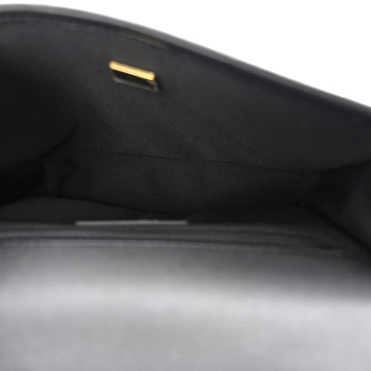Chanel Tweed School Memory Small Top Handle Flap Black White 5 of 11