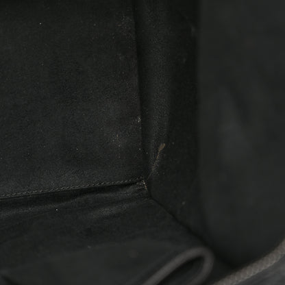 Celine Drummed Calfskin Mini Luggage Black 13 of 19