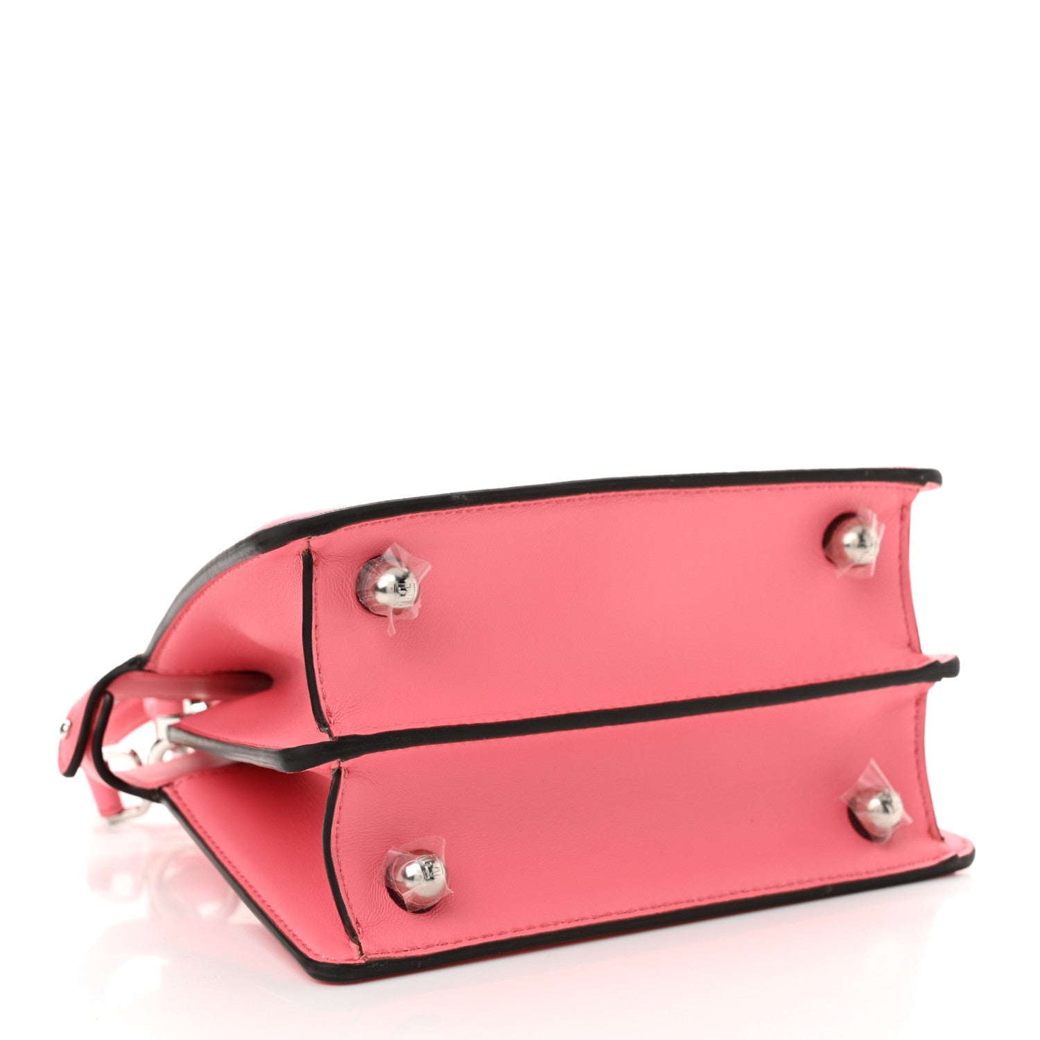 Fendi Shiny Nappa Petite Peekaboo I SEE U Satchel Pink Dalia 4 of 12
