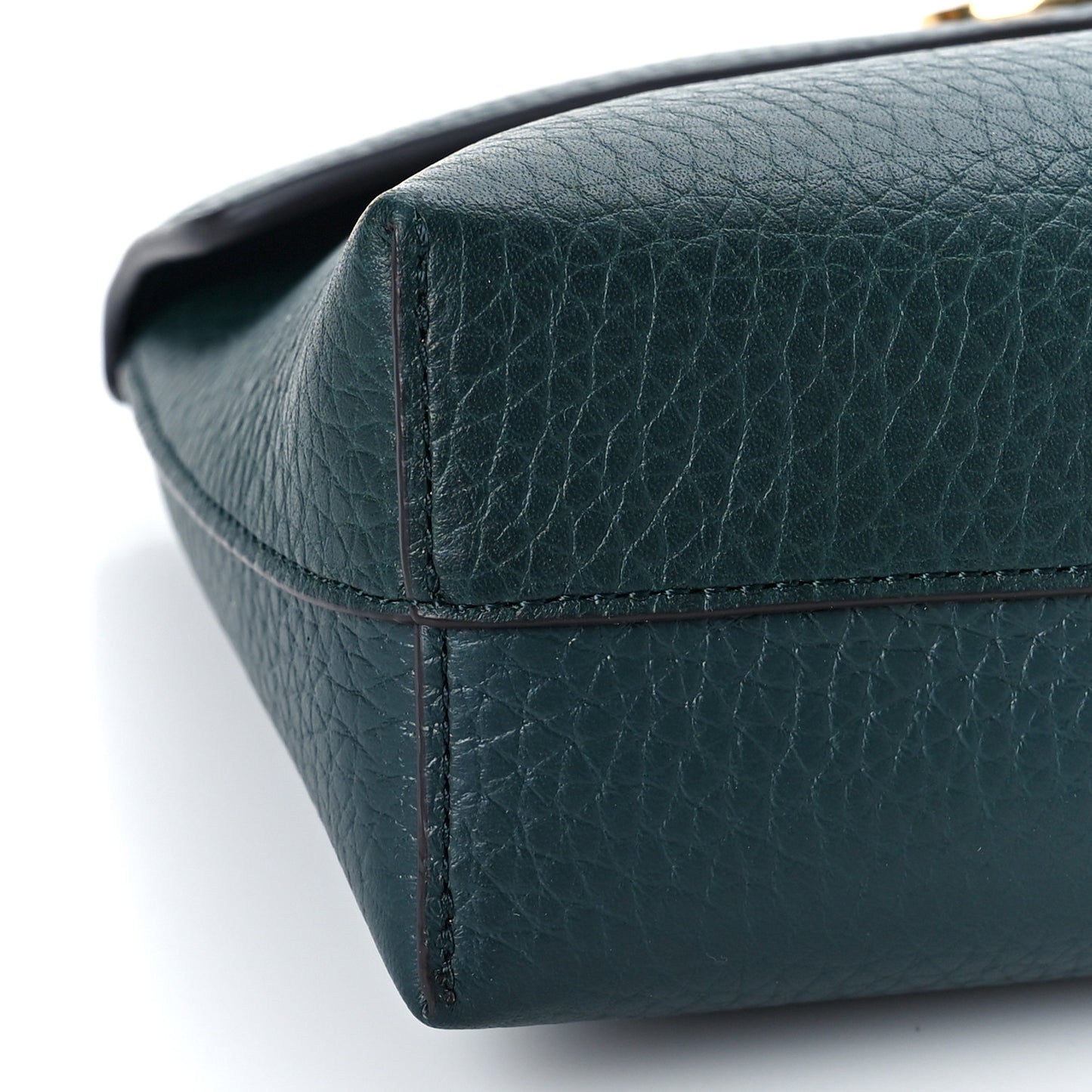 Small Classic Grain Darley Cosmetic Pouch Green