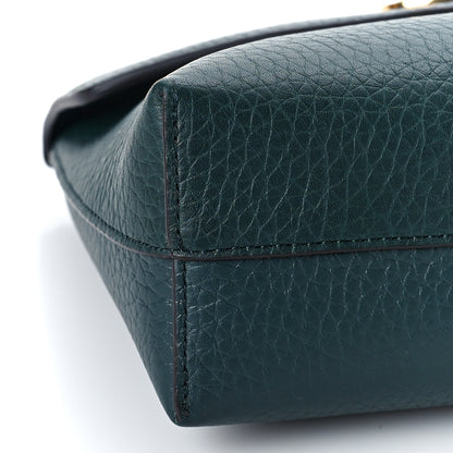 Mulberry Small Classic Grain Darley Cosmetic Pouch Green 7 of 8
