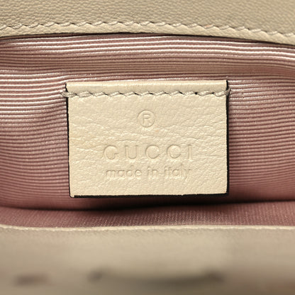 Gucci Lambskin Small Linea Matisse Top Handle Bag Mystic White 7 of 15