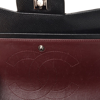 Chanel Caviar Quilted Jumbo Double Flap Black 9 of 9