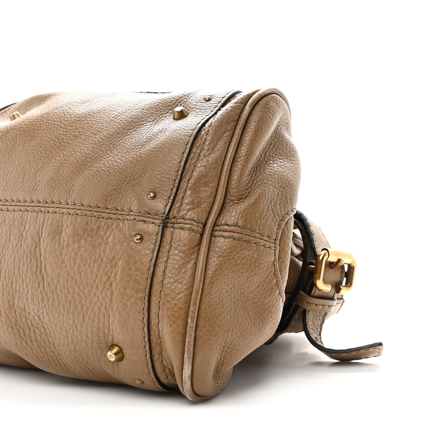 Calfskin Medium Paddington Capsule Satchel Elephant