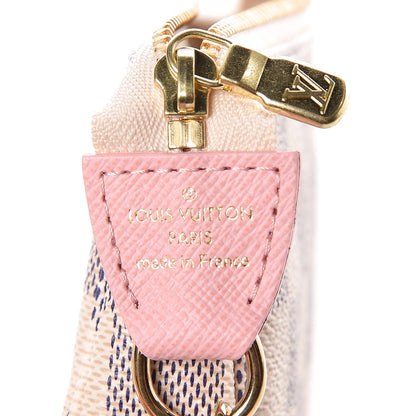 Louis Vuitton Damier Azur 2018 Christmas Animation Mini Pochette Accessories 6 of 8