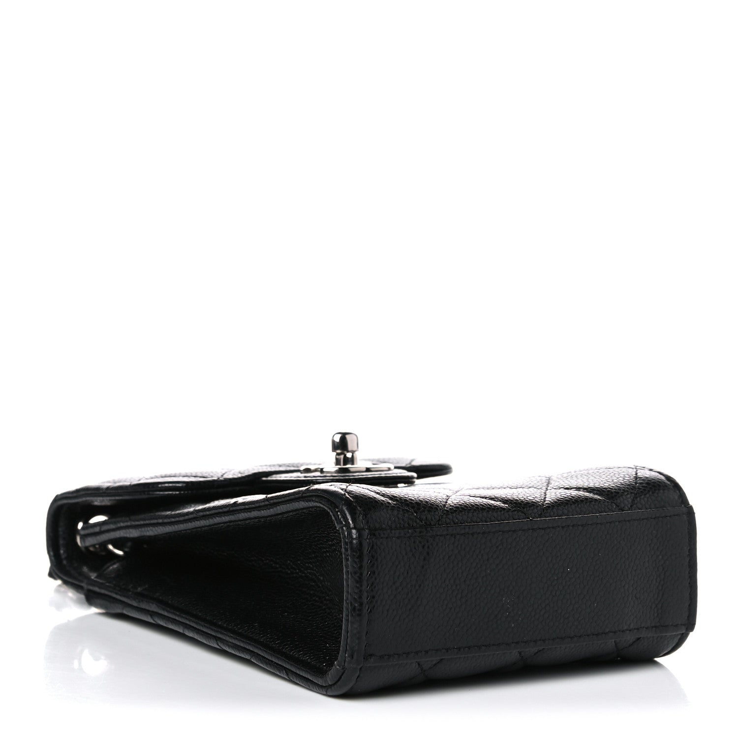 Chanel Caviar Quilted Classic Phone Holder Black 4 of 11