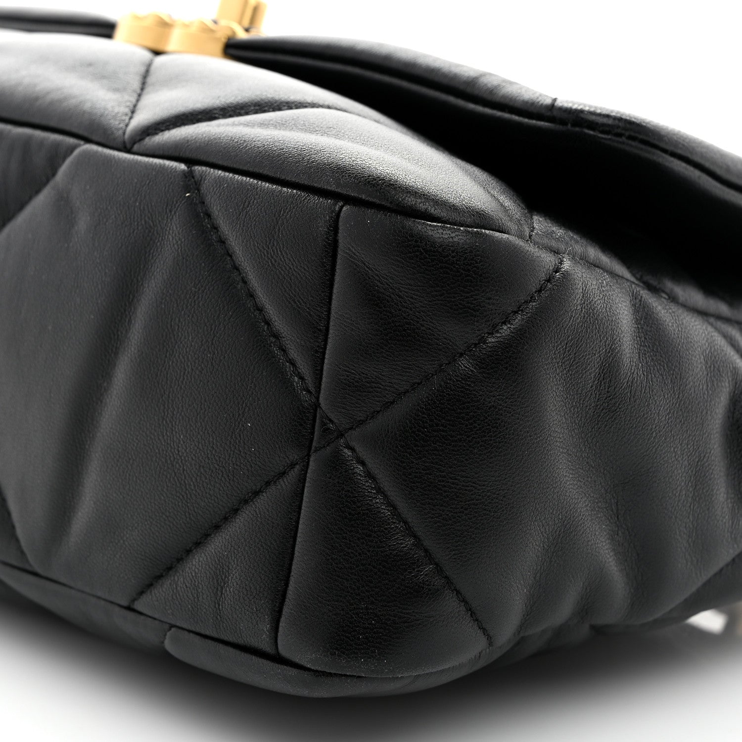 Chanel Lambskin Quilted Medium Chanel 19 Flap Black 10 of 10