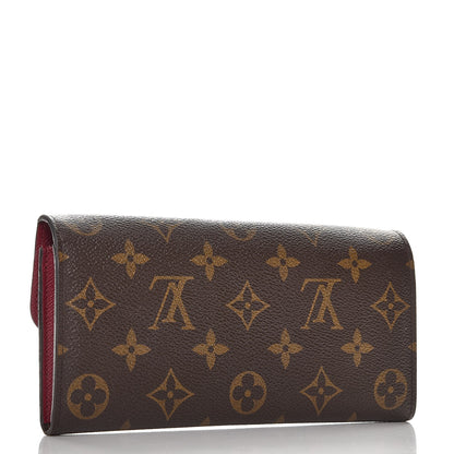 Louis Vuitton Monogram Emilie Wallet Fuchsia 3 of 7