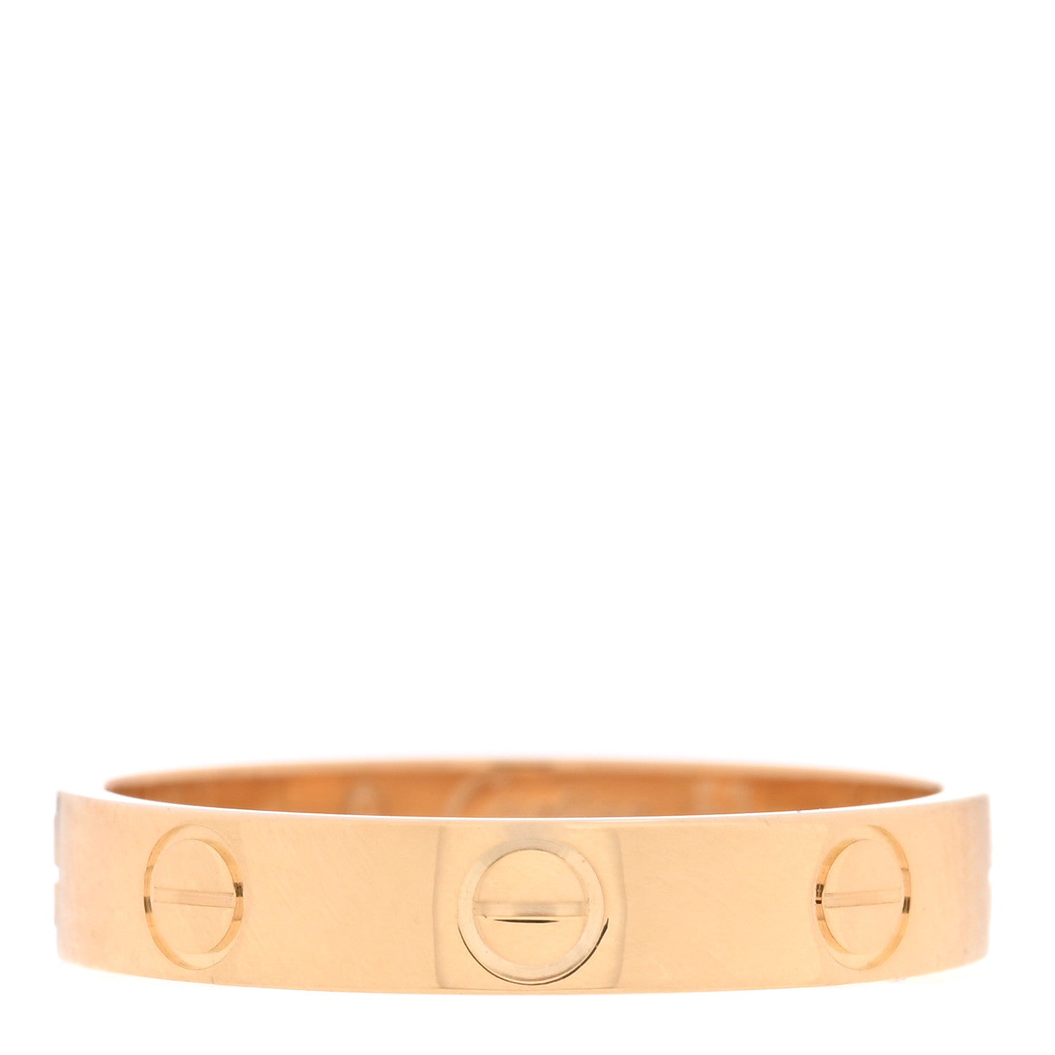 Cartier 18K Yellow Gold 3.5mm LOVE Wedding Band Ring 53 6.5 1 of 4