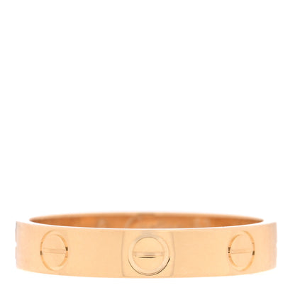 Cartier 18K Yellow Gold 3.5mm LOVE Wedding Band Ring 53 6.5 1 of 4